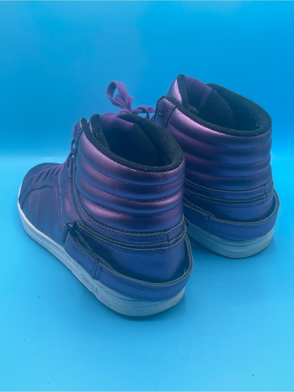 Supra‎ Suprano Purple high-top sneakers - Picture 3 of 4